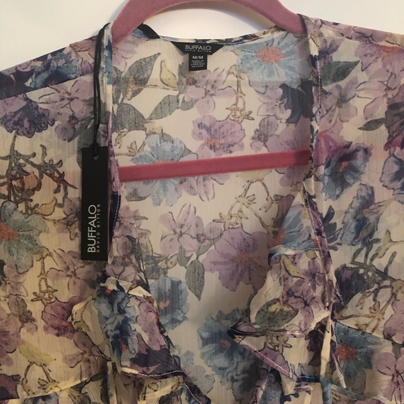 Sheer chiffon blouse by Buffalo - Picture 2 of 5